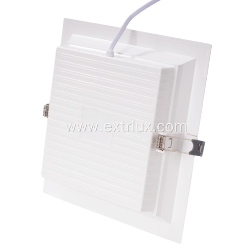 LED Plastic Recessed Anti-glare Square Downlight 24W